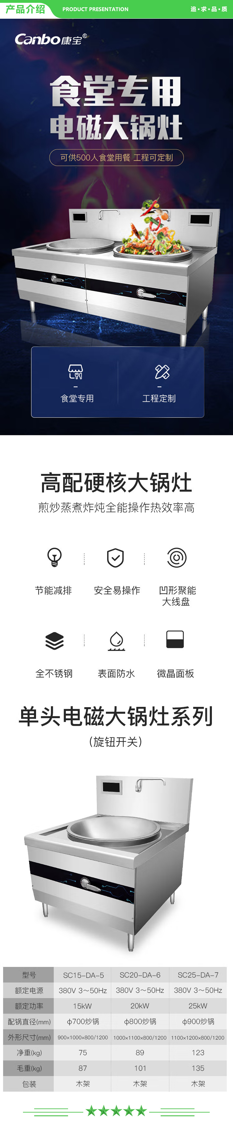 康宝 Canbo SC15-DA-5 商用电磁灶 单头电磁大锅灶15kw大功率9档电磁炉 酒店食堂厨房大锅灶汤锅炉 .jpg