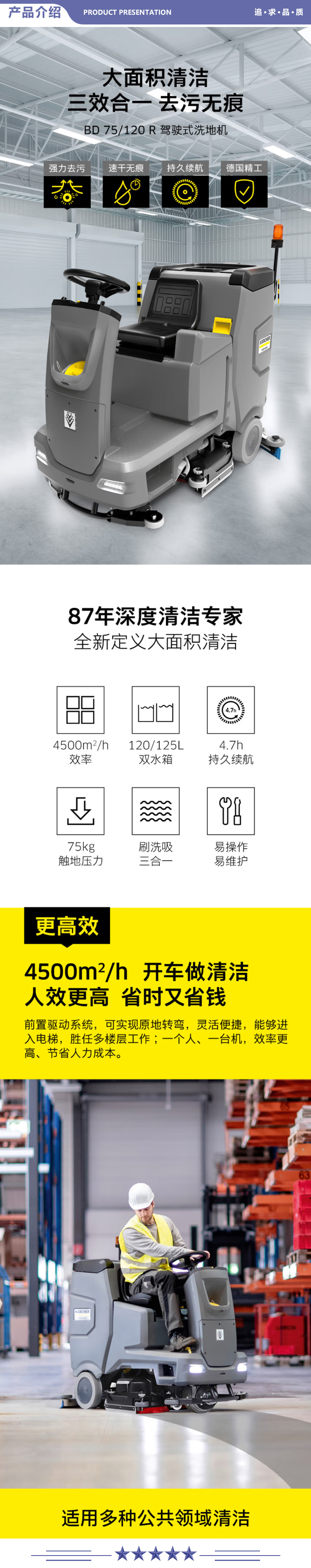 卡赫 KARCHER BD75-120R 驾驶式洗地机洗地吸干机 适用于机场火车站车间物流仓库医院车库(300Ah套装) 2.jpg