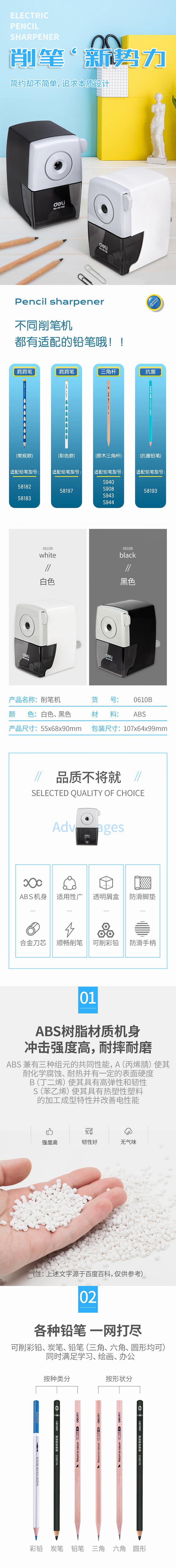 得力 0610B 简约手摇学生削笔机 转笔刀 白色 2.jpg