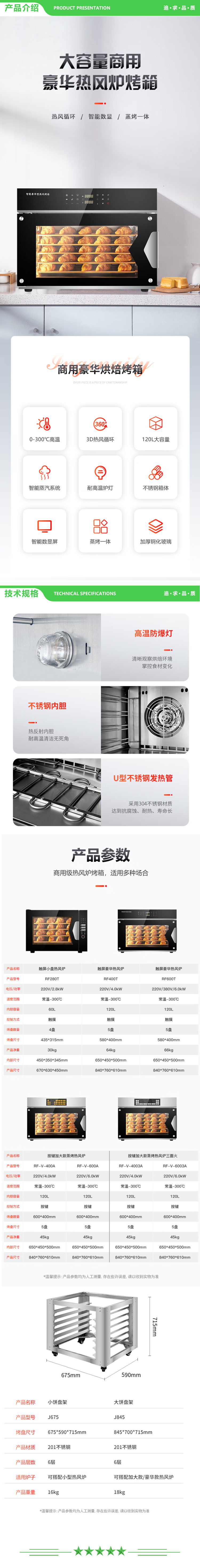 英利蒂克 Enlitic RF280T 商用烤箱 60升4盘 220V-2.8kW 全自动热风智能烤炉大容量 多功能一体式烤炉 2.jpg