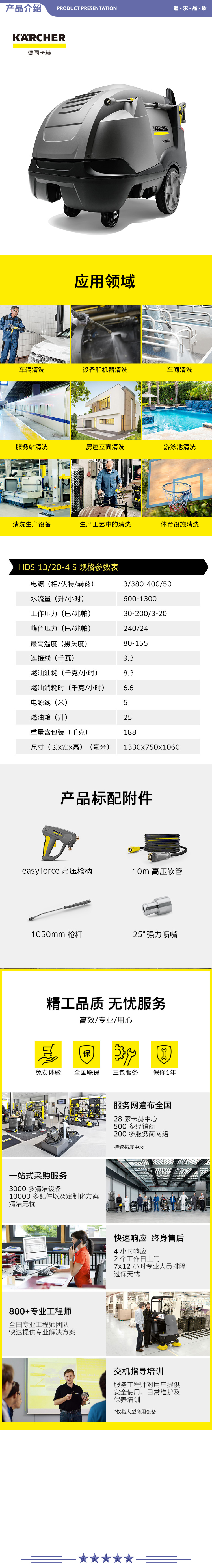 卡赫 KARCHER HDS13-20-4S 工业热水高压洗车机清洗机高压水枪380V高温去油污适用畜牧业制造业 2.jpg