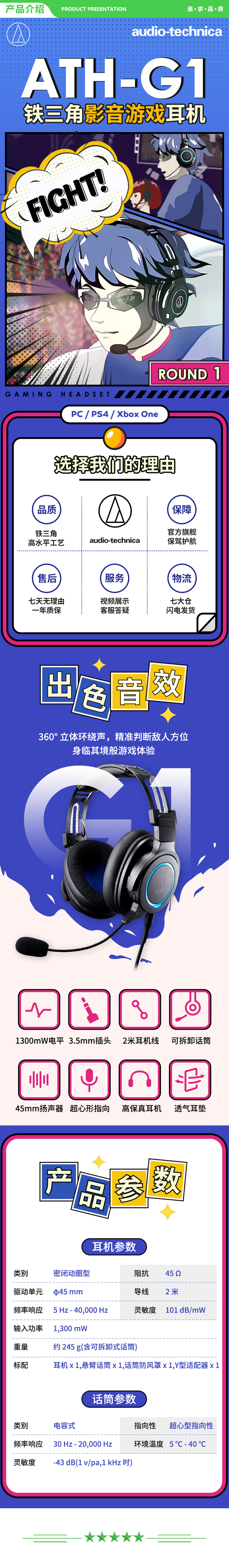 铁三角 Audio-technica ATH-G1 有线游戏电竞头戴式耳机降噪带麦3.5mm直播耳麦 .jpg