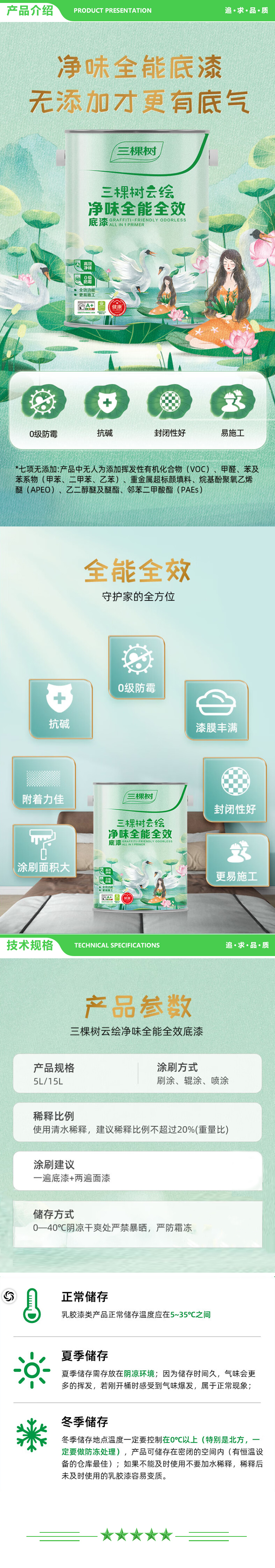 三棵树漆 SKSHU 15L 底漆（云绘净味全效底漆 防霉抗碱净味墙面漆涂料） 2.jpg