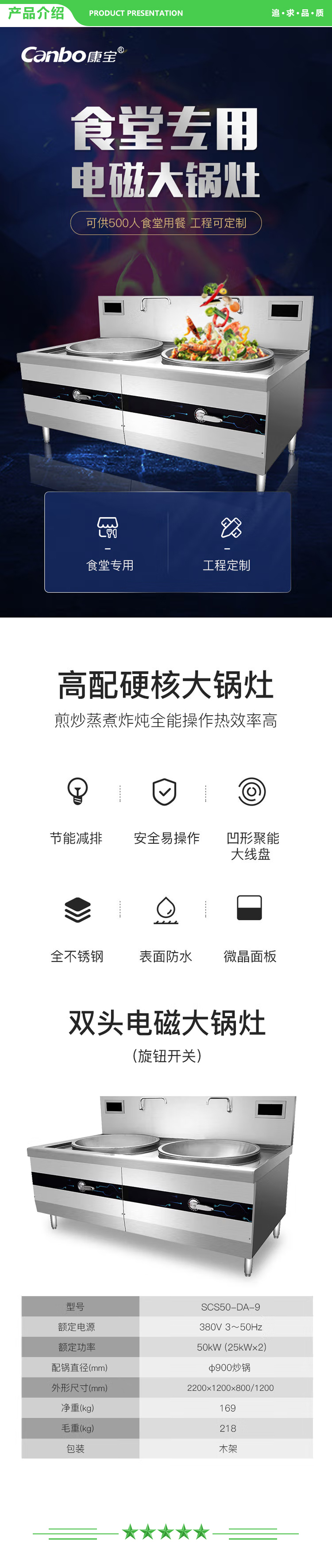 康宝 Canbo SCS40-DA-8 商用电磁灶 双头电磁大锅灶40kw大功率9档电磁炉 酒店食堂厨房大锅灶汤锅炉 .jpg