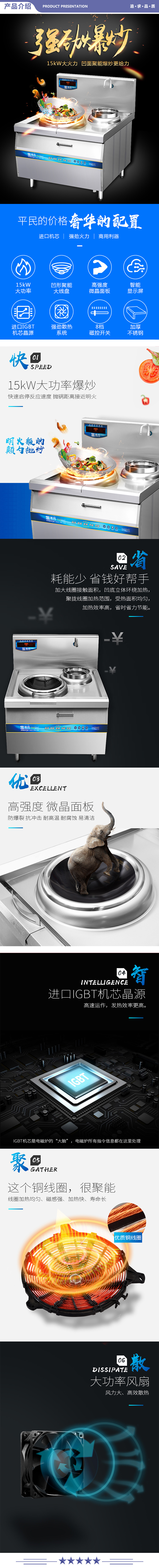圣托（Shentop） STC-C1000C 大电磁炉 饭店用 食堂大功率凹面电炒炉 8kW-15kW单头单尾小炒炉 2.jpg