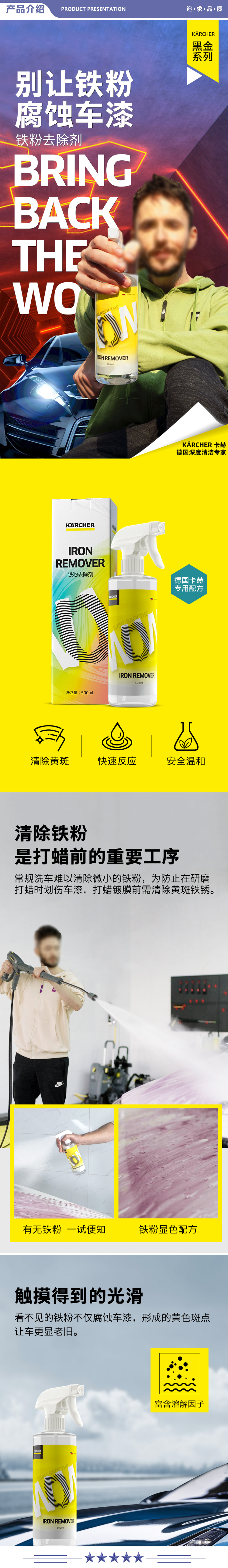 卡赫 KARCHER 铁粉去除剂 500ml专用配方车身除锈去铁粉免抛光清洁剂 2.jpg