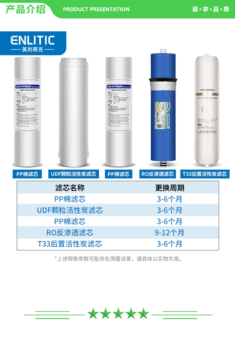 英利蒂克 Enlitic 五级RO反渗透滤芯包安装-配件 开水器饮水机 2.jpg