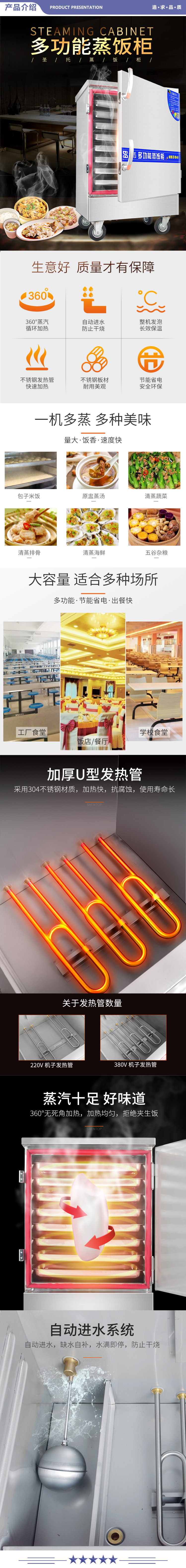 圣托（Shentop） STZ-E12 多功能蒸饭柜 12层酒店饭店食堂蒸柜 12盘单门电热蒸饭机 2.jpg