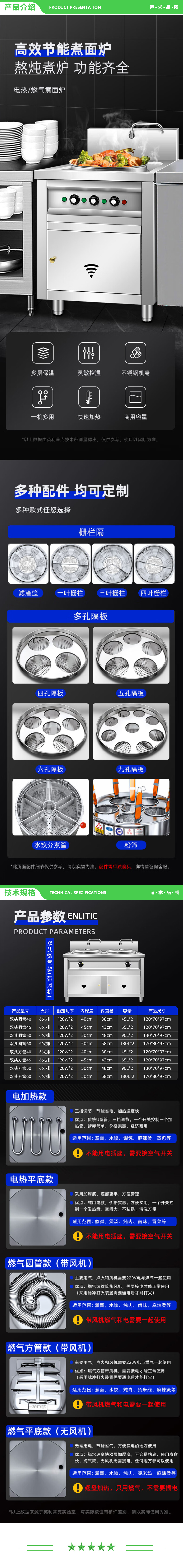 英利蒂克 Enlitic RZML-50FF-2 双头煮面炉商用煮面桶燃气煮面炉汤面炉多用保温汤炉商用煮面机燃气风机款 2.jpg