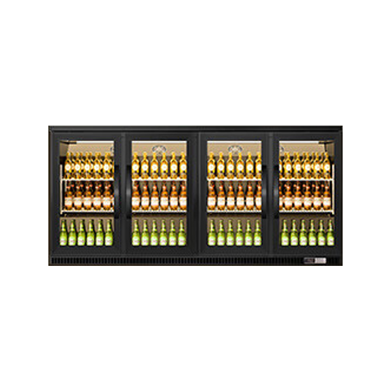 喜莱盛 四门白色 展示柜冷藏啤酒柜商用冰柜 酒吧小型饮料啤酒展示柜冷饮酒水保鲜柜  1.jpg