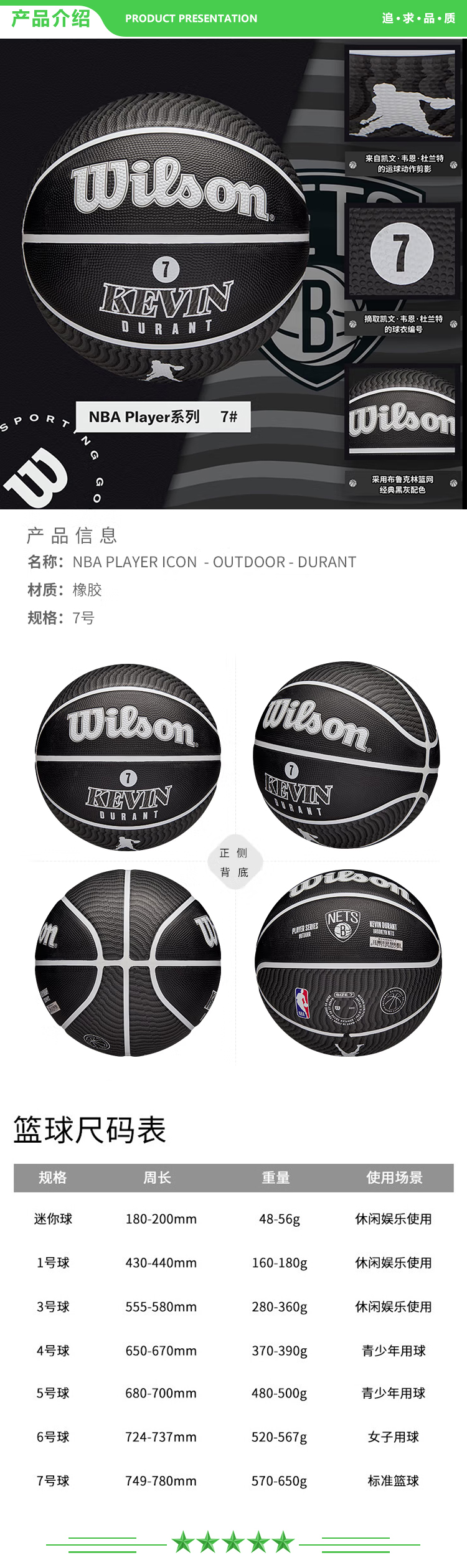 威尔胜 Wilson WZ4006001CN7 2022官方NBA球员系列篮网队徽杜兰特室外比赛7号橡胶篮球花球送礼  2.jpg