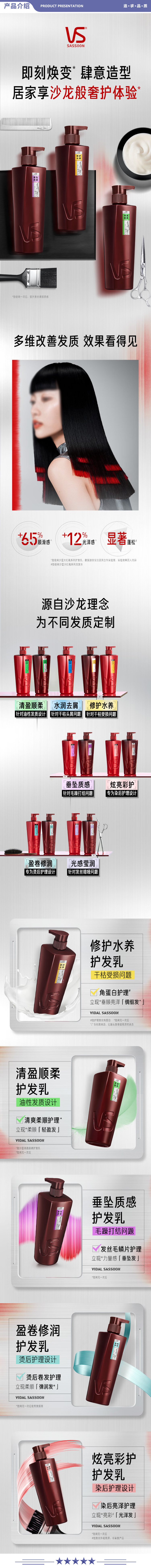 沙宣 角蛋白护理-护发素400g 护发素 护发素修护水养400g氨基酸修护润发护发乳大红瓶男士女士通用 2.jpg