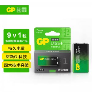超霸 GP 9V 电池（1粒 ...