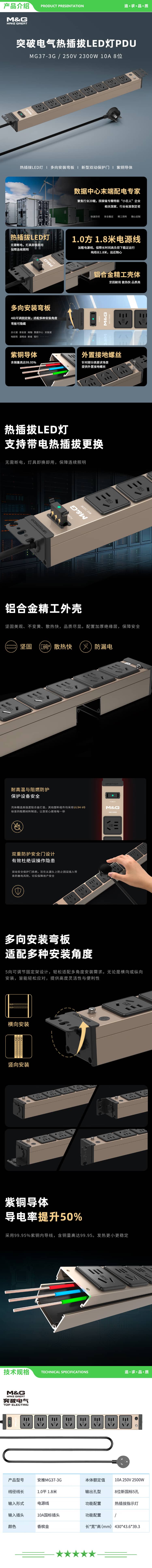 突破电气 MG37-3G PDU机柜插座 插排 插线板 接线板 拖线板 8位1.8米线 热插拔灯 安推 2.jpg