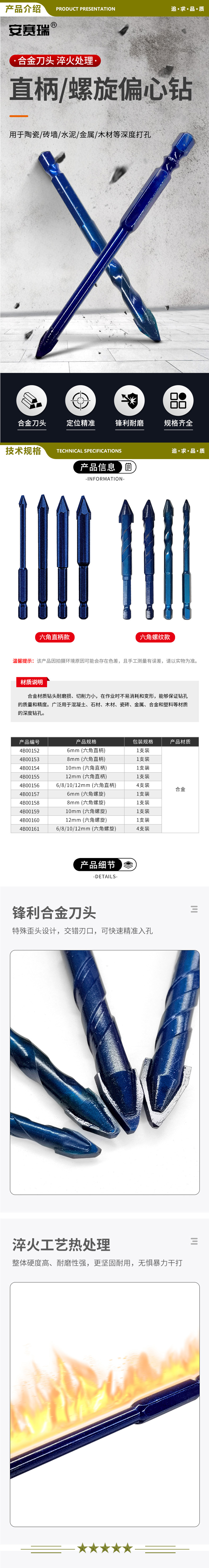 安赛瑞 4B00161 歪头偏心钻 合金瓷砖钻混凝土干打玻璃陶瓷钻头 螺旋6-12mm  2.jpg