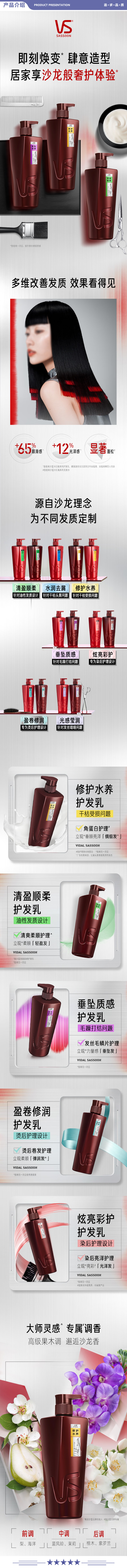 沙宣 角蛋白护理-护发素750g 护发素 护发素修护水养750g氨基酸修护润发护发乳大红瓶男士女士通用 2.jpg